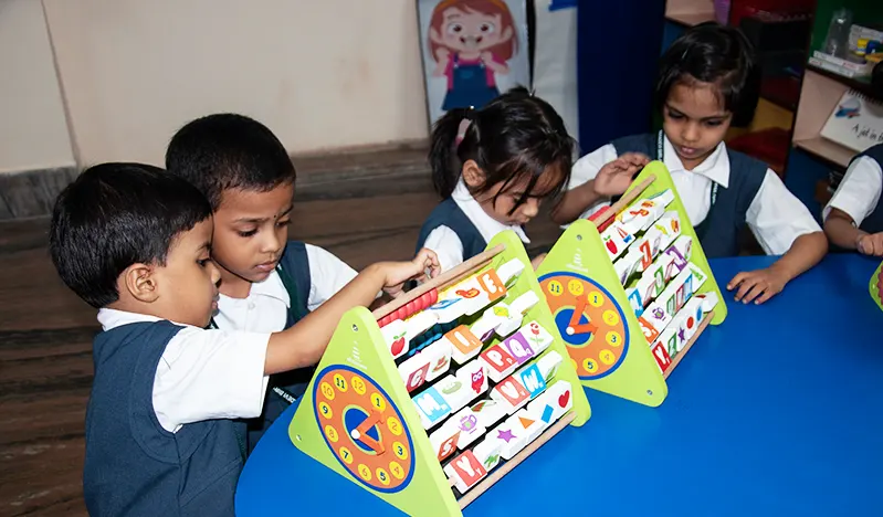 Best Pre School in Kolkata with interactive classroom learning for pre-primary students