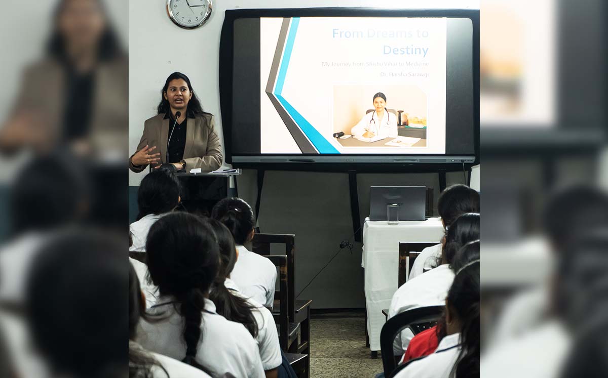 INTERACTION WITH DR HARSHA SARAWGI - ALUMNUS D